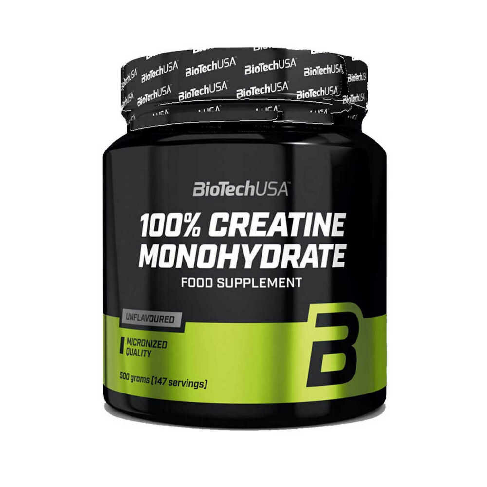 BioTech Creatine Monohydraat poeder voor kracht en spiergroei