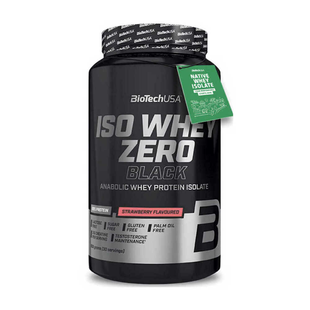 Biotech Iso Whey Zero Black eiwitpoeder met creatine 908g