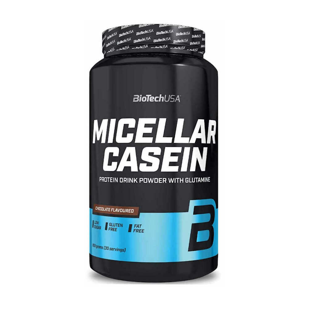 Biotech Micellar Casein eiwitpoeder 908g voor spierherstel in de nacht