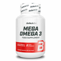 BioTech Mega Omega 3 visolie capsules 90 tabletten