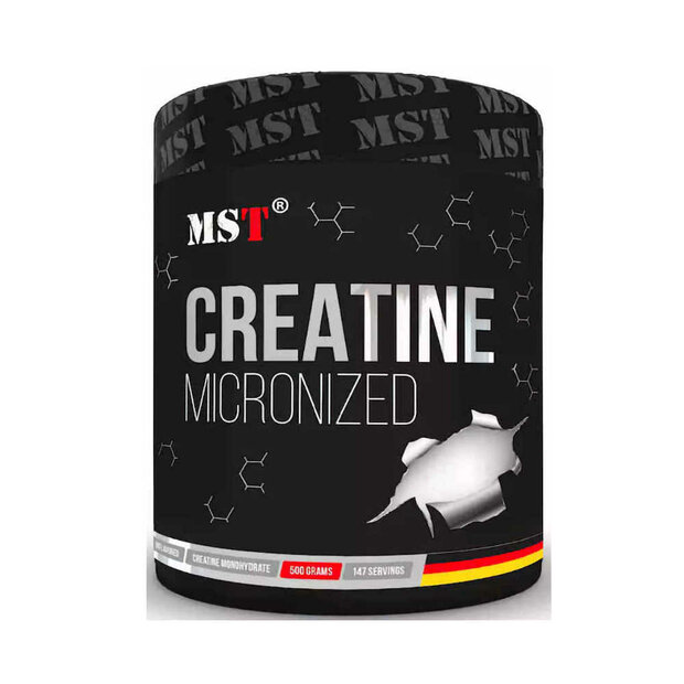 MST Creatine Micronized monohydraat 500g voor krachttraining