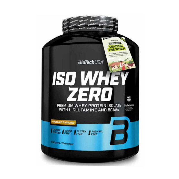Biotech Iso Whey Zero eiwitpoeder 1816g voor spieropbouw