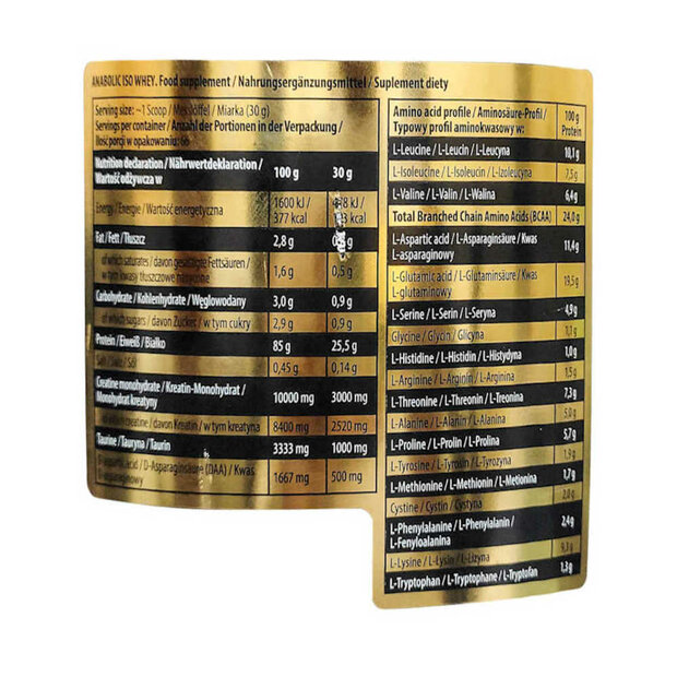 Kevin Levrone Anabolic Iso Whey eiwitpoeder 2000g