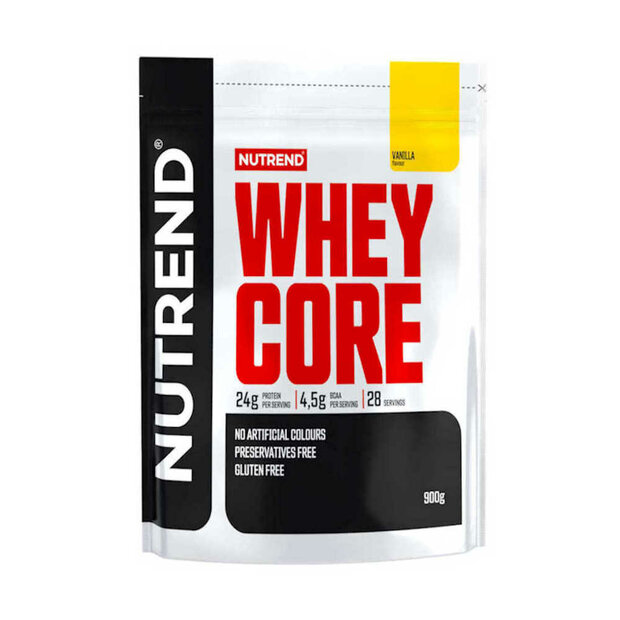 Nutrend Whey Core wei-eiwit concentraat 900g voor spiergroei