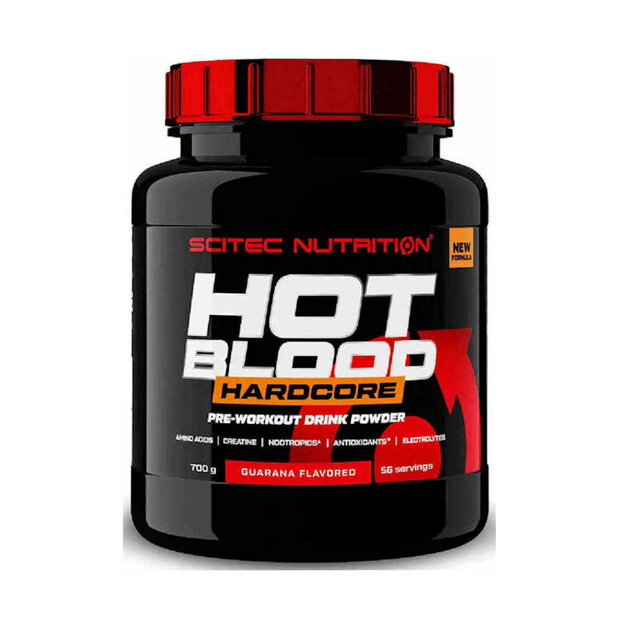 Scitec Hot Blood Hardcore pre-workout poeder 700g