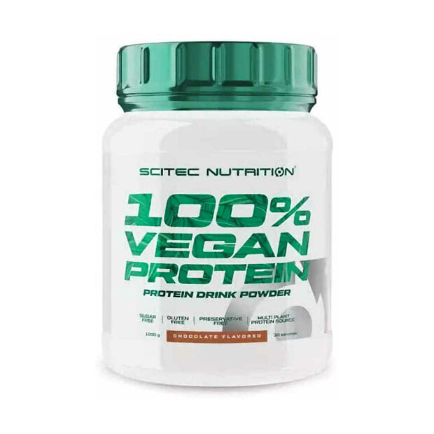Scitec 100% Vegan Protein 1000g, plantaardig eiwitpoeder