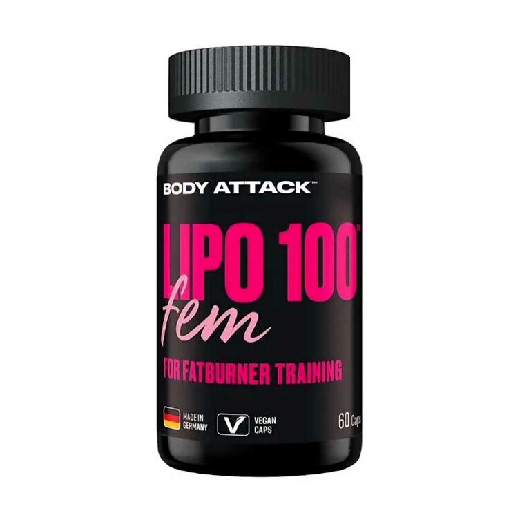 Body Attack Lipo 100 Fem (60 tabletten) van € 22,90 voor € 20,90